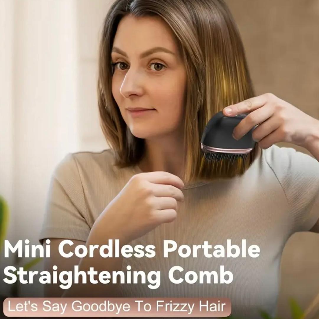 PureBloomz™ Mini Cordless Hair Straightener Comb