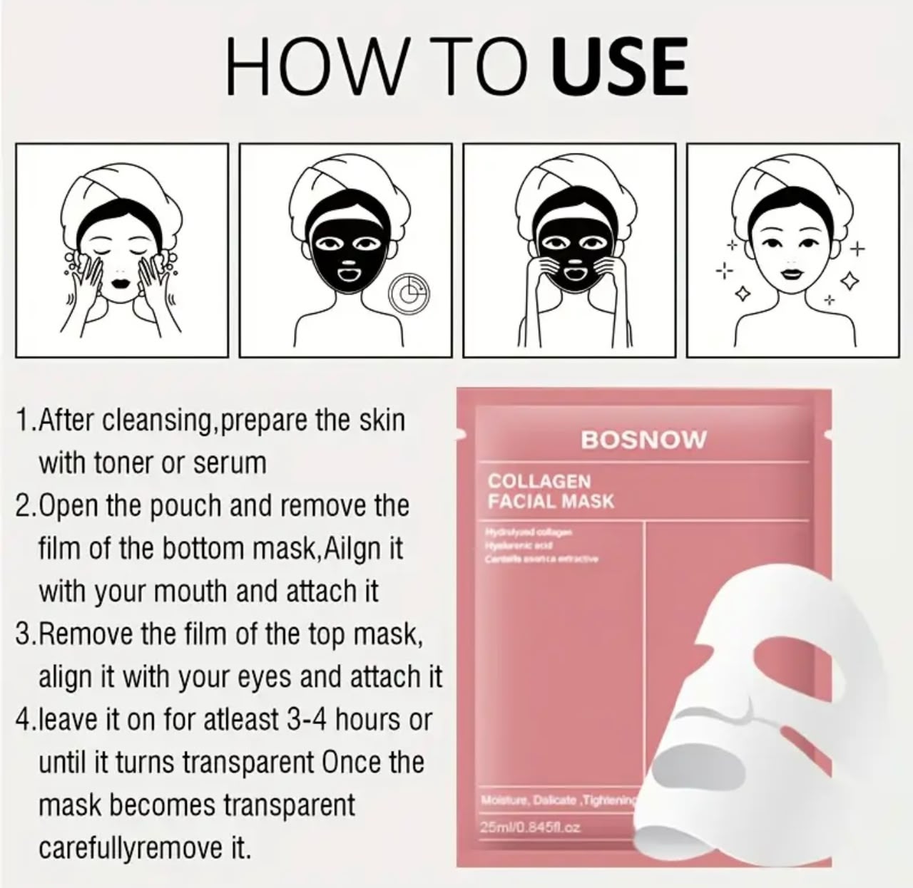 PureBloomz™ Collagen Brightening Face Mask